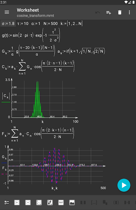 microMathematics Plus数学计算器1